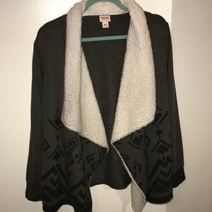 Olive Green and wool sweater